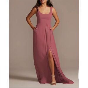 David’s Bridal Chiffon dress